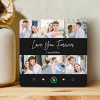 Personalized Photo & Text Music Fridge Magnet Colorful Album – Custom Song Valentine's Day Gift