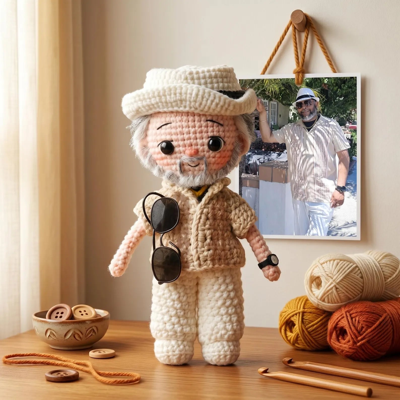 Custom Crochet Couple Doll from Photo – Personalized Anniversary Gifts