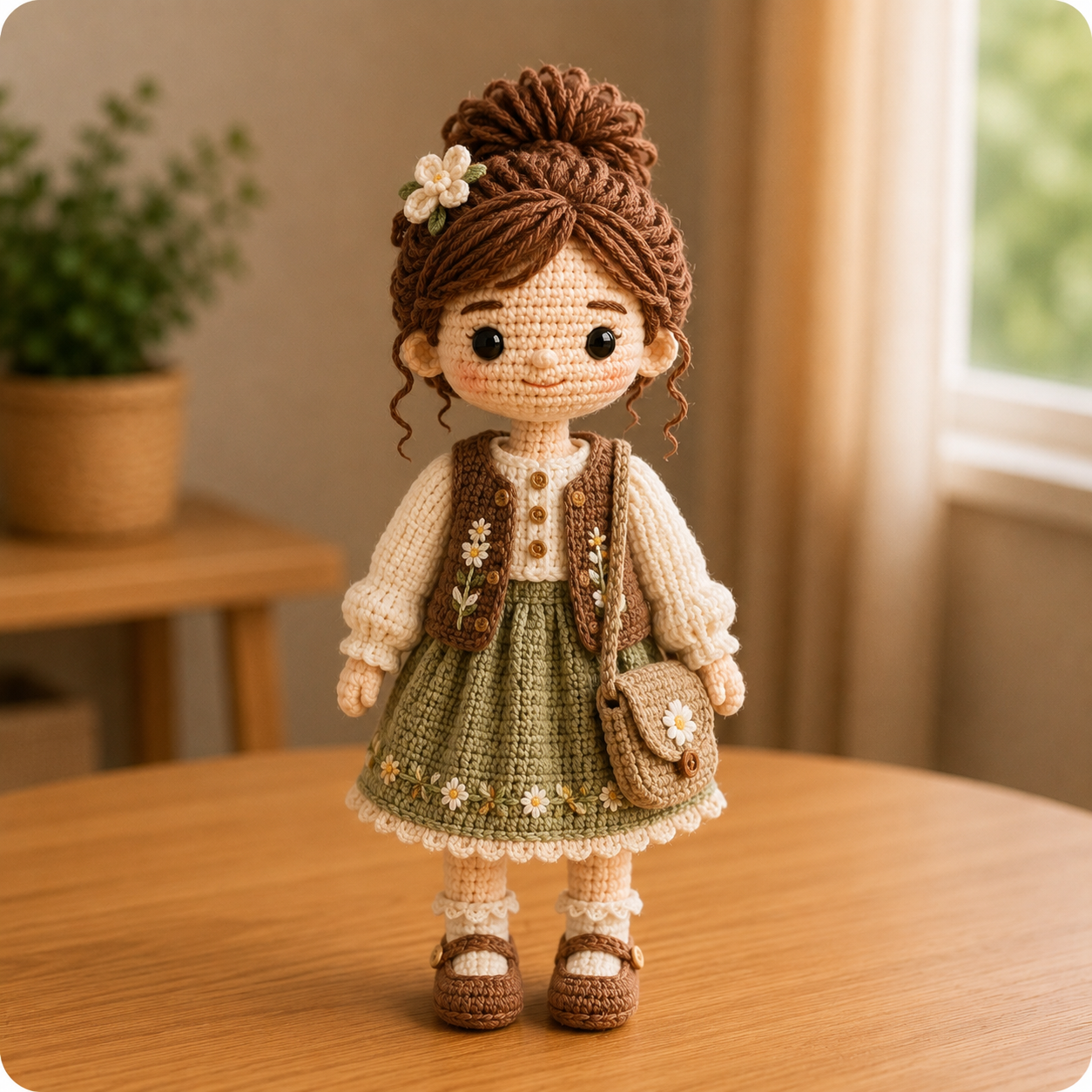Custom Crochet Doll from Photo – Personalized Gift for Dad