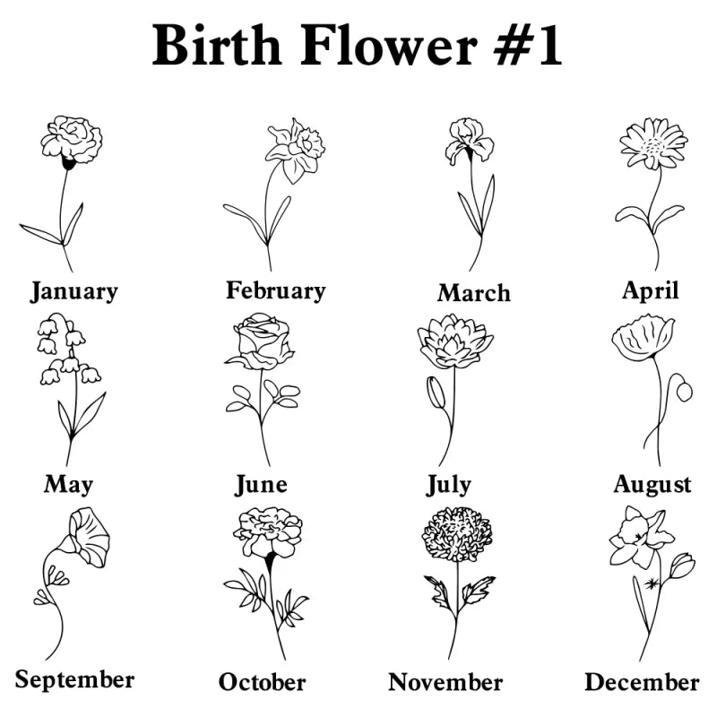 Custom Date & Birthstone Anniversary Necklace Personalized Calendar Necklace Birthday Gift for Her