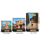 Personalized 3D Mini Figure with Acrylic Box from Photo – Custom Background Toy Figurine Gift