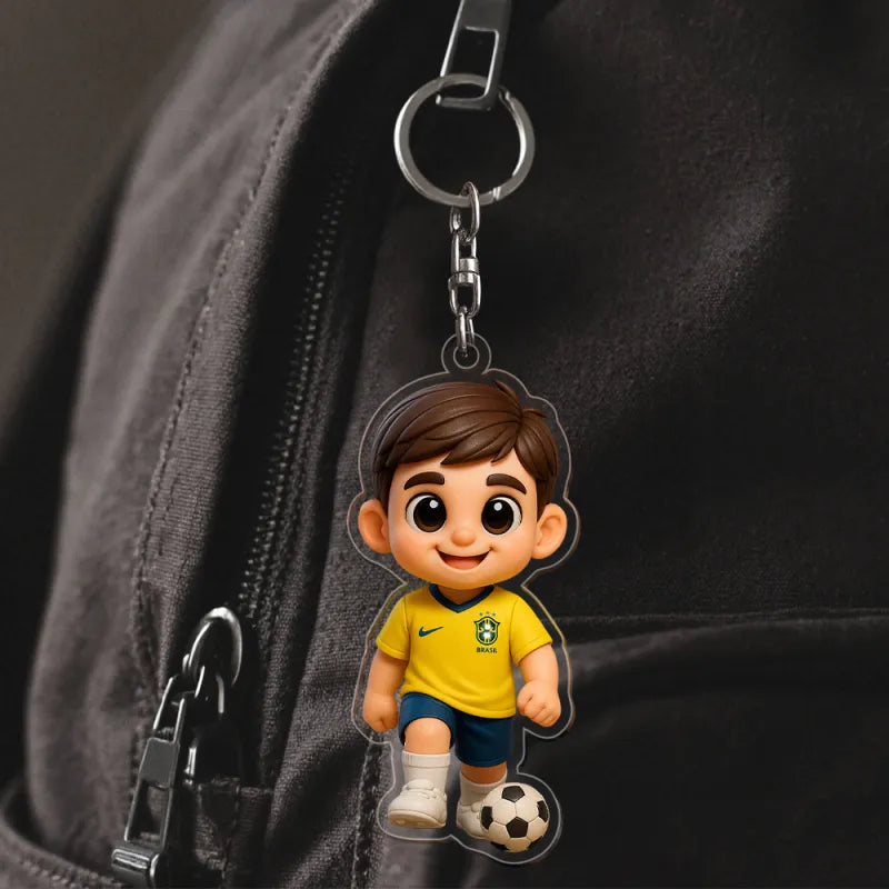 Personalized Photo Cartoon Style Figure Acrylic Keychain Bag Charm Unique Custom Keepsake Gift For Girlfriend Anniversary Birthday Gift