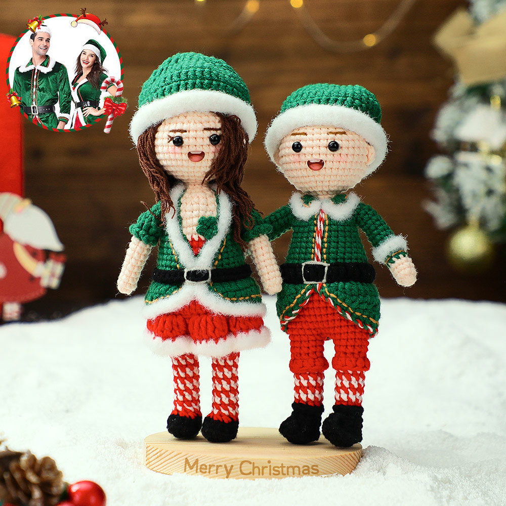 Personalized Full Body Crochet Doll – Custom Handmade Look-Alike Mini Doll from Photo