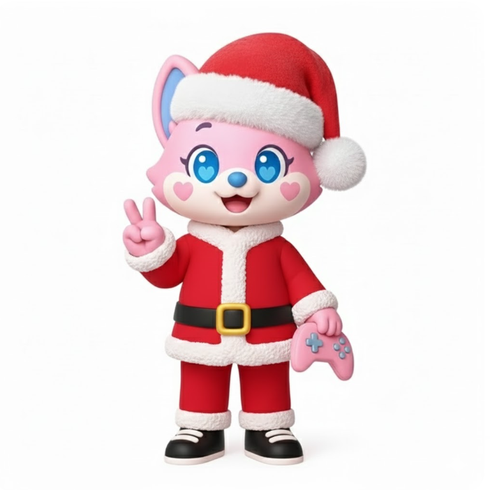 Personalized 3D Mini Figure Christmas Desk Figurine from Photo – Custom Holiday Gift