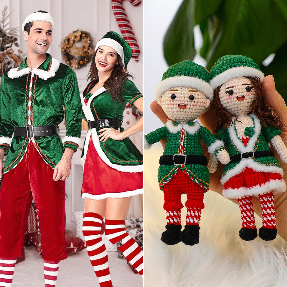Personalized Full Body Crochet Doll – Custom Handmade Look-Alike Mini Doll from Photo