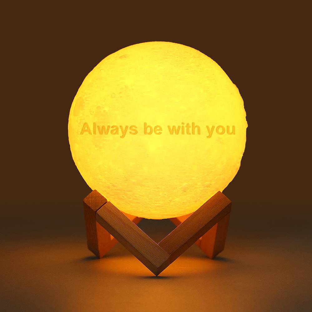 Custom 3D Moon Lamp – Personalized Photo Night Light, Christmas Gift for Family