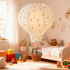 Personalized 3D Mini Figure Hot Air Balloon Night Light – Custom Photo Desk Figurine Gift
