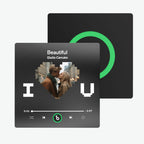Personalized Photo Music Fridge Magnet Frameless Album Sticker – Custom Song Valentine's Day Gift