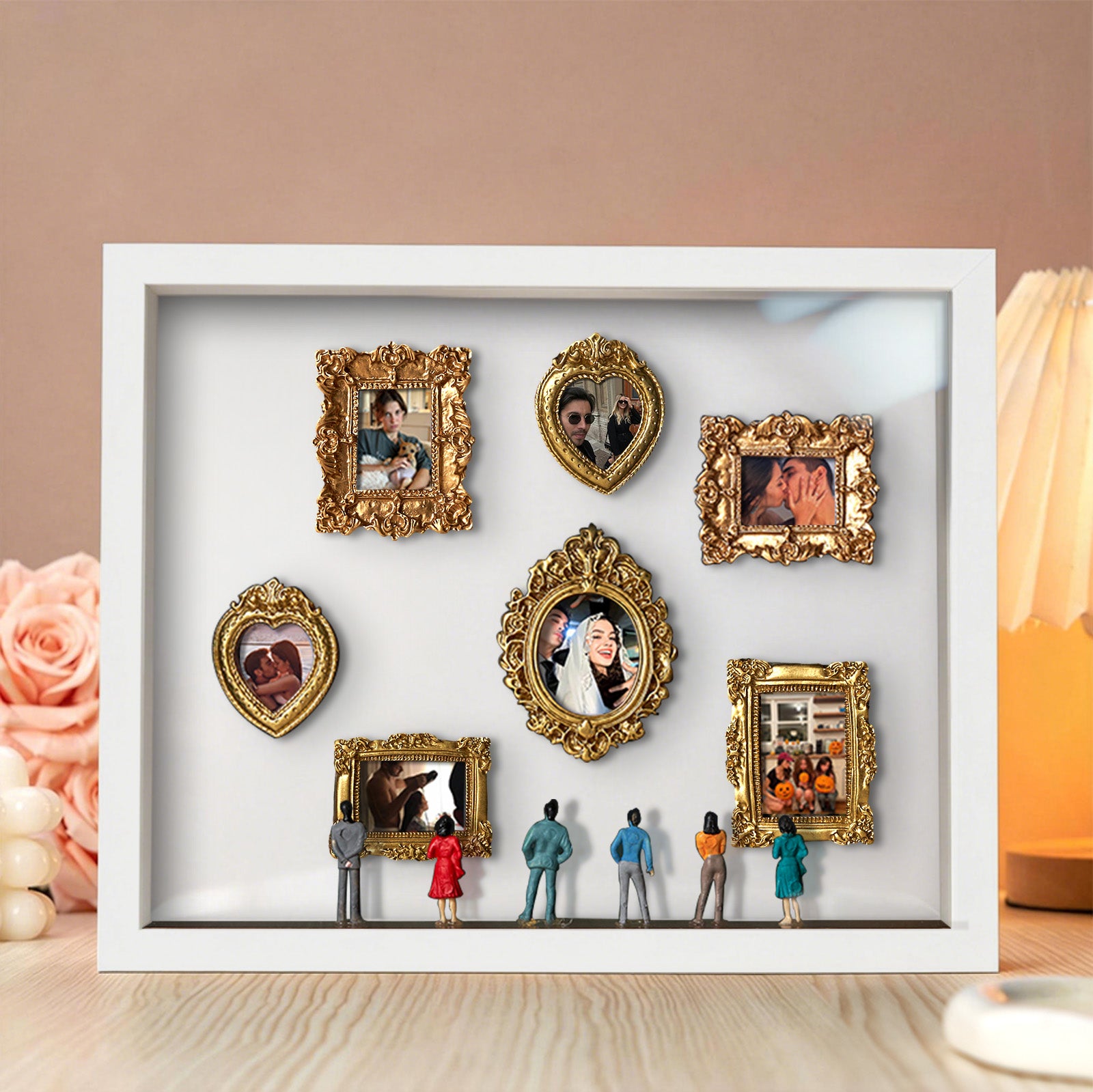 Museum of Us Miniature Museum Frame – Personalized Gift for Couples, Valentine's Day & Anniversary