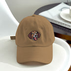 Personalized Embroidered Pet Photo Hat – Custom Dog Face Cotton Cap Gift for Pet Lovers