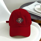 Personalized Embroidered Pet Photo Hat – Custom Dog Face Cotton Cap Gift for Pet Lovers