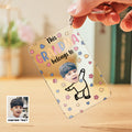 Personalized Acrylic Keychain Custom Face & Text – Anniversary Birthday Gift for Her