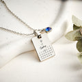 [Test sync] Custom Date & Birthstone Anniversary Necklace Personalized Calendar Necklace Birthday Gift for Her copy 1