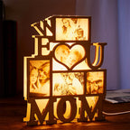 Custom Photo Night Light – Personalized 3D LED Lamp, Creative Gift for Mom