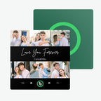 Personalized Photo & Text Music Fridge Magnet Colorful Album – Custom Song Valentine's Day Gift