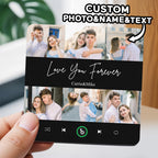 Personalized Photo & Text Music Fridge Magnet Colorful Album – Custom Song Valentine's Day Gift