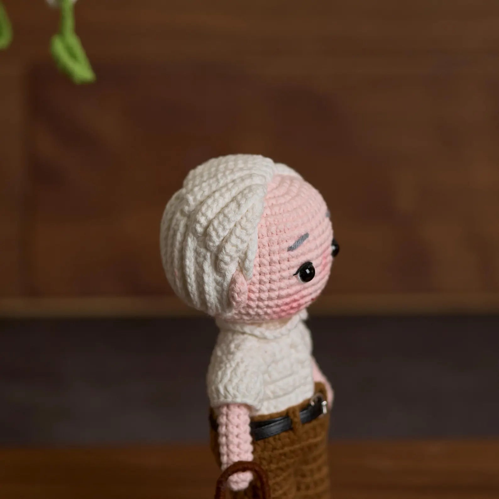 Custom Crochet Portrait Doll – Handmade Birthday Gift for Her Him