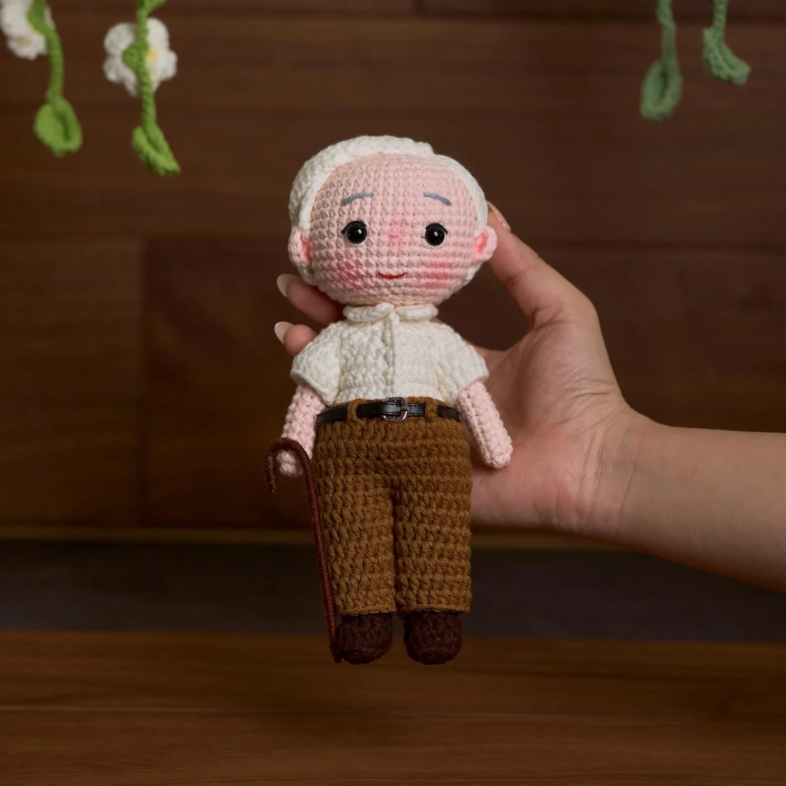 Custom Crochet Portrait Doll – Handmade Birthday Gift for Her Him