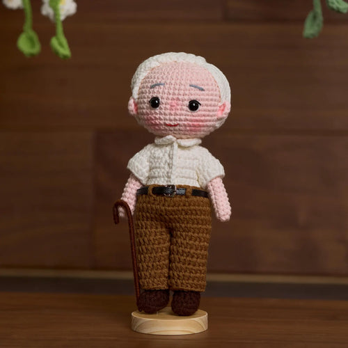 Custom Crochet Doll from Photo – Personalized Birthday Gift Keepsake