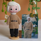 Custom Look Alike Crochet Doll – Personalized Keepsake Gift for Mom