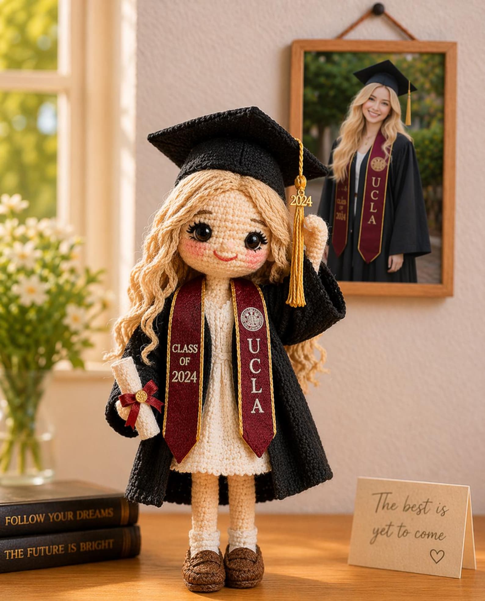 Custom Look Alike Crochet Doll – Personalized Class of Gift