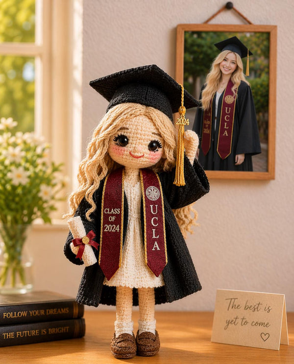 Custom Look Alike Crochet Doll – Personalized Class of Gift