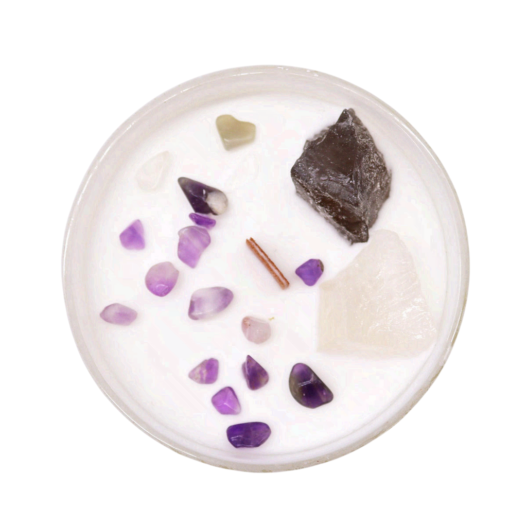 Chakra Crystal Candles - Crown Chakra