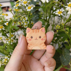 Custom Pet Clay Portrait Keychain – Personalized Cat Gift