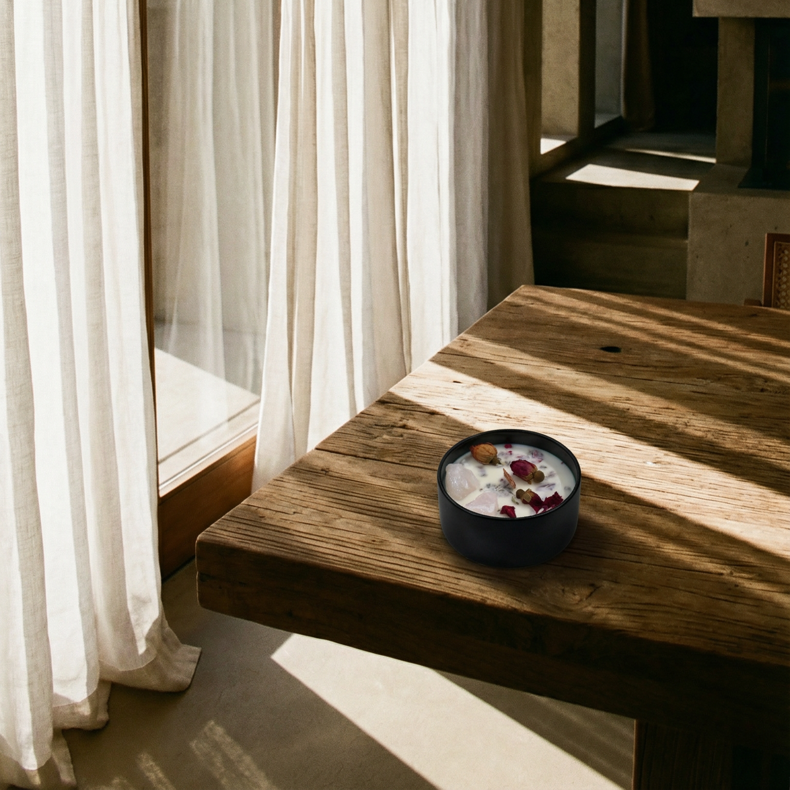 Hop Hare Crystal Magic Flower Candle - The Lovers