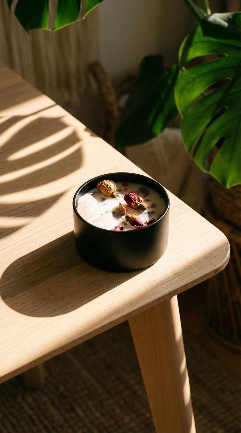 Hop Hare Crystal Magic Flower Candle - The Lovers