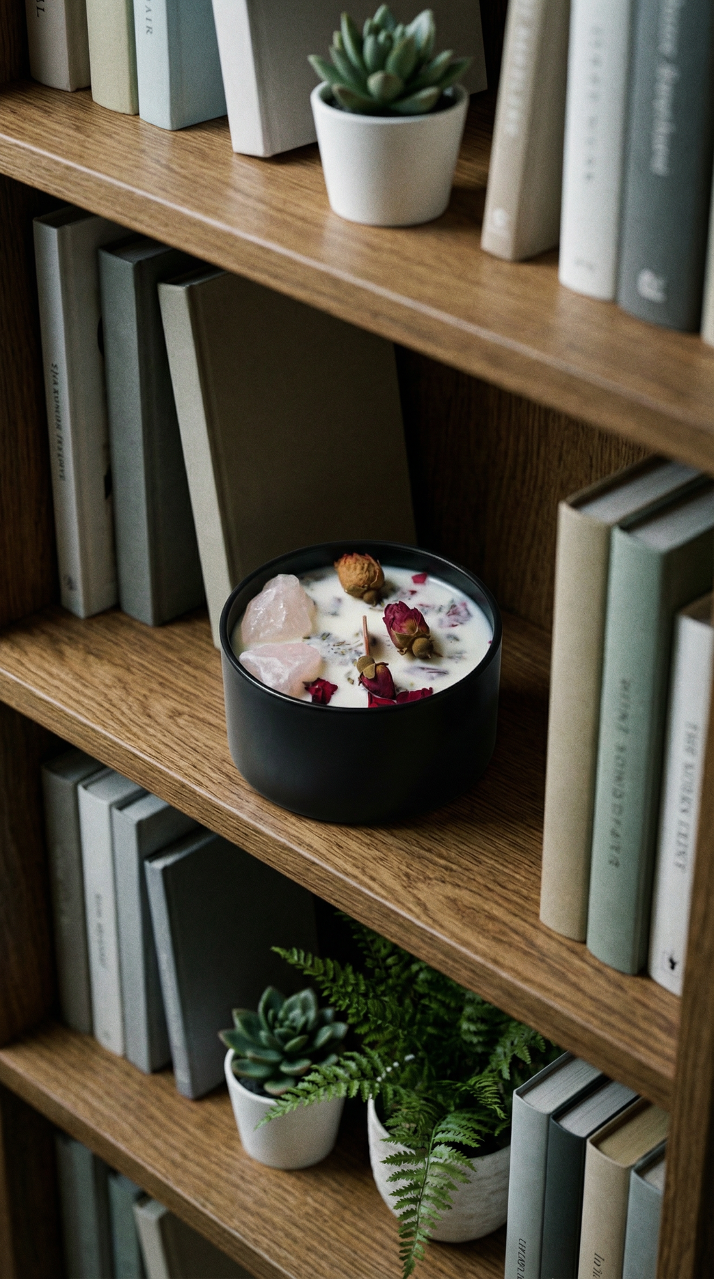 Hop Hare Crystal Magic Flower Candle - The Lovers