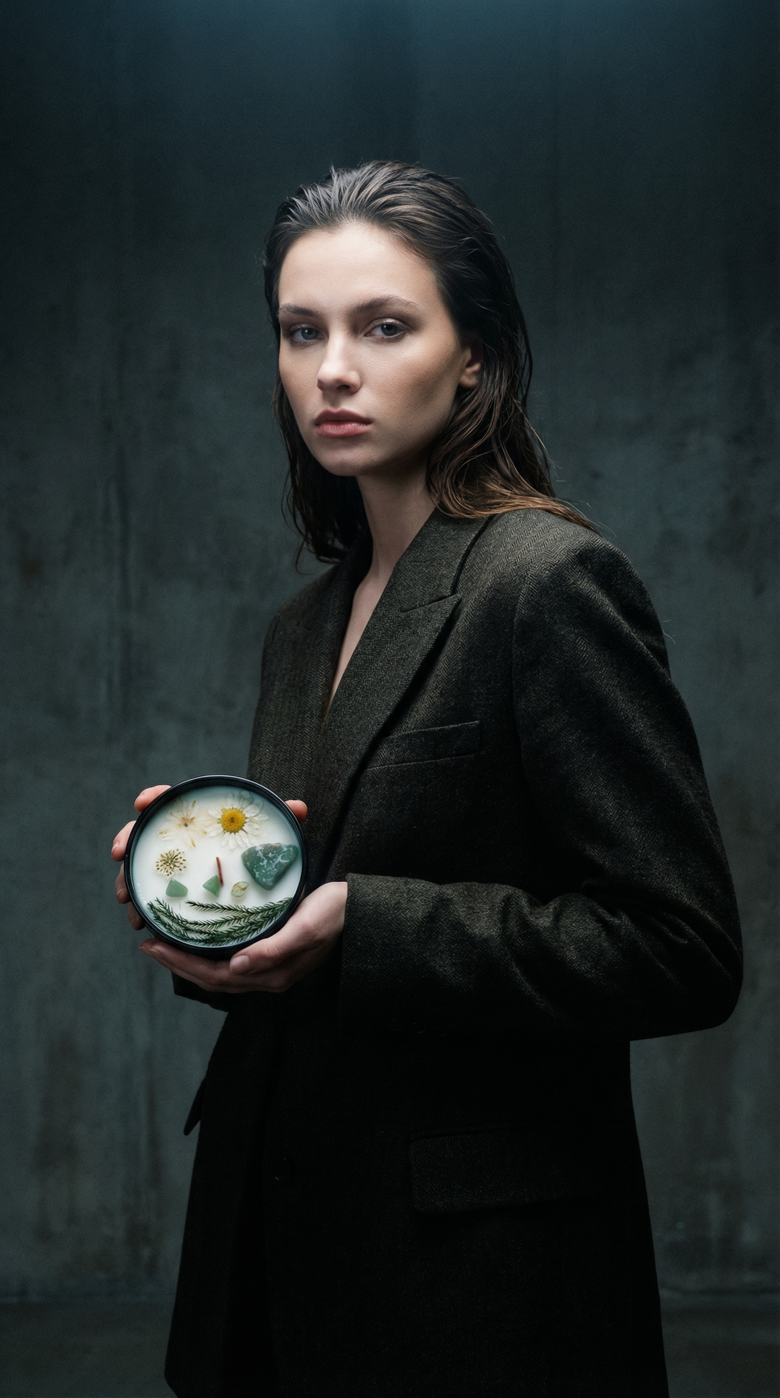 Hop Hare Crystal Magic Flower Candle - The Magician