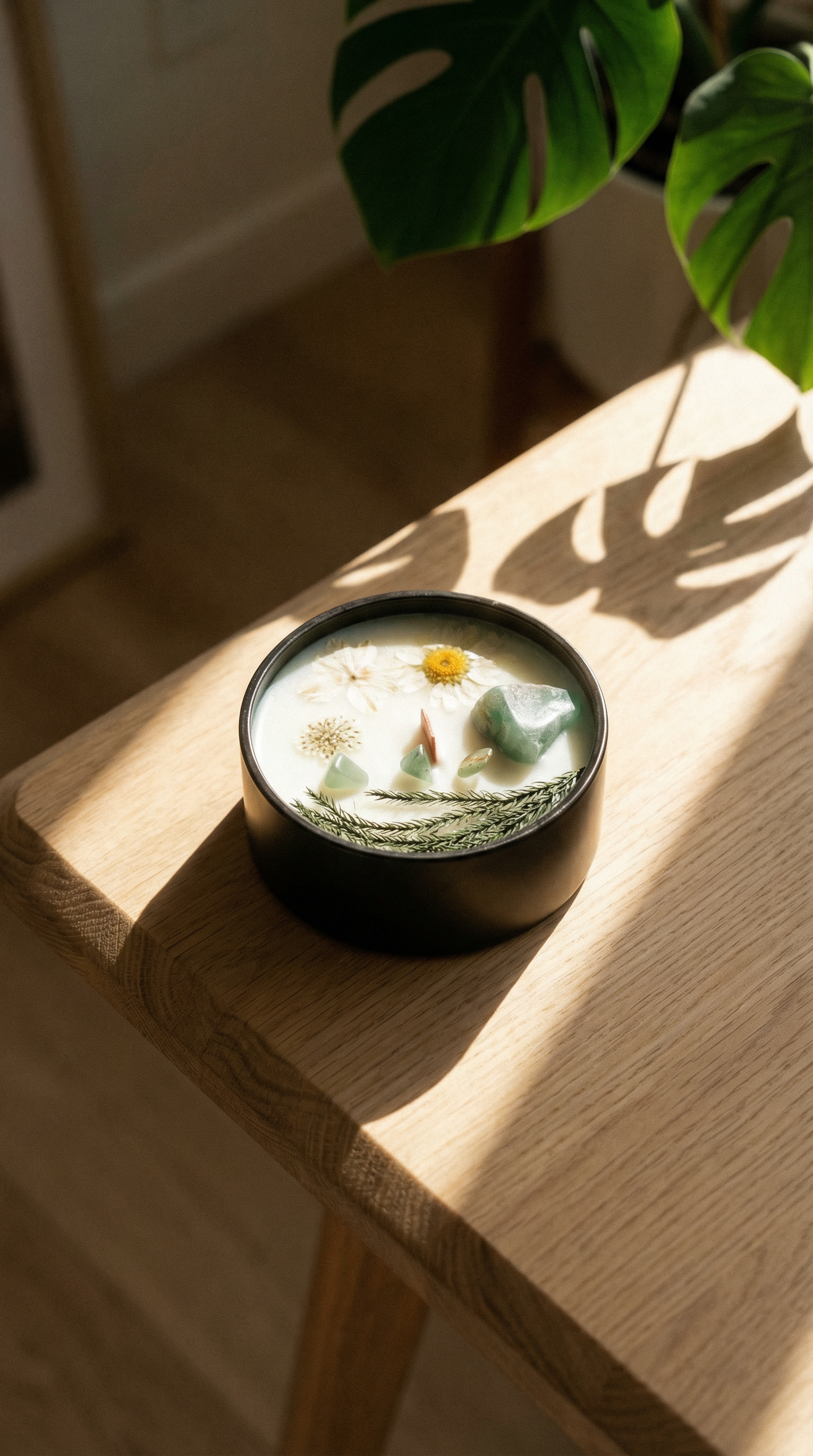 Hop Hare Crystal Magic Flower Candle - The Magician