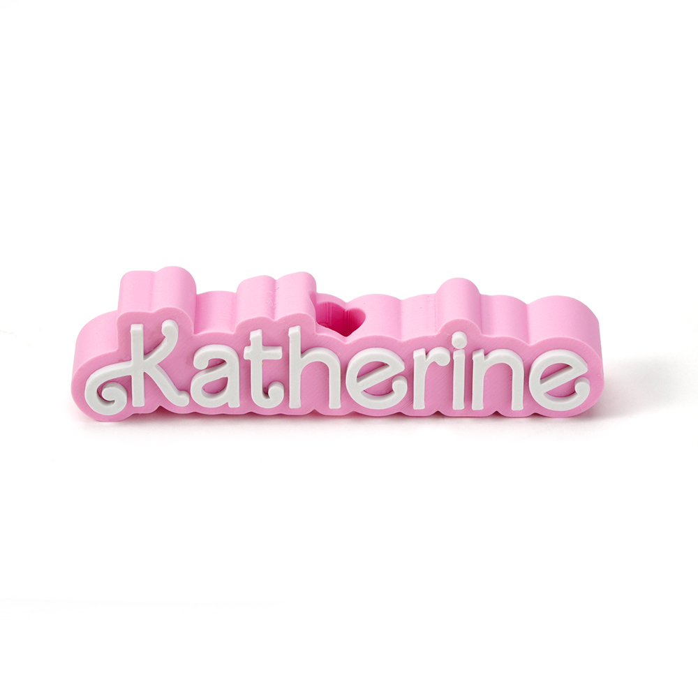 Personalized 3D Printed Name Straw Topper Decoration for Party Favors