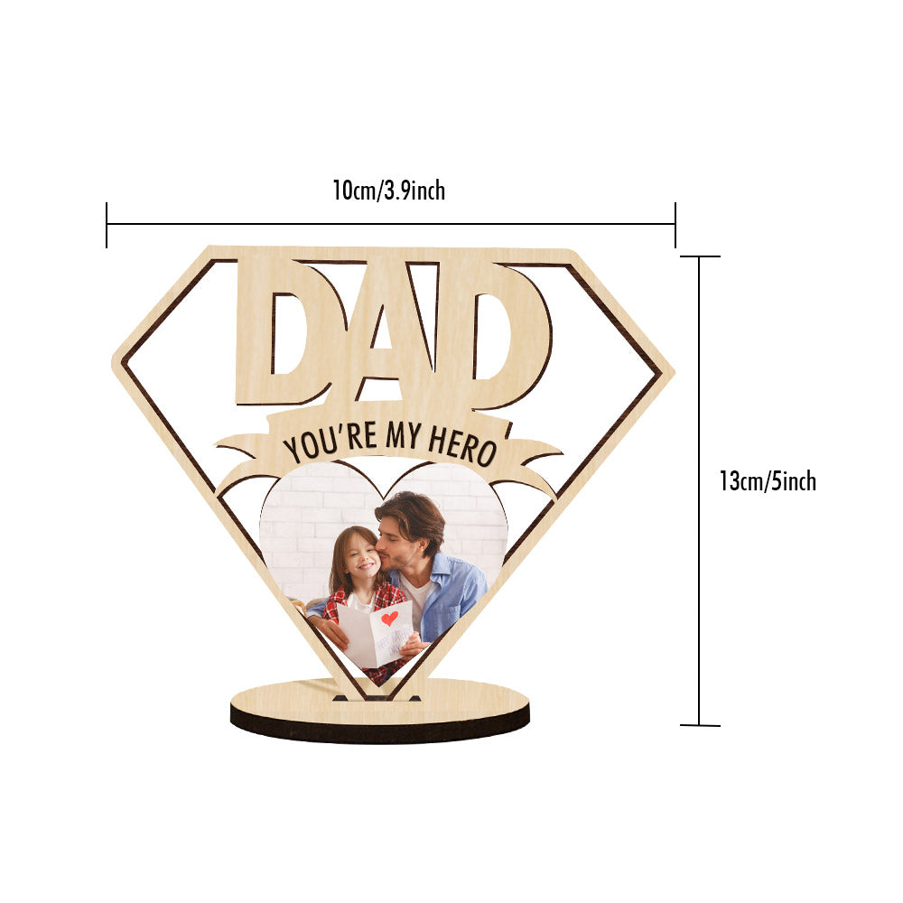 Custom Name Gifts for Dad Wooden Sign Plaque