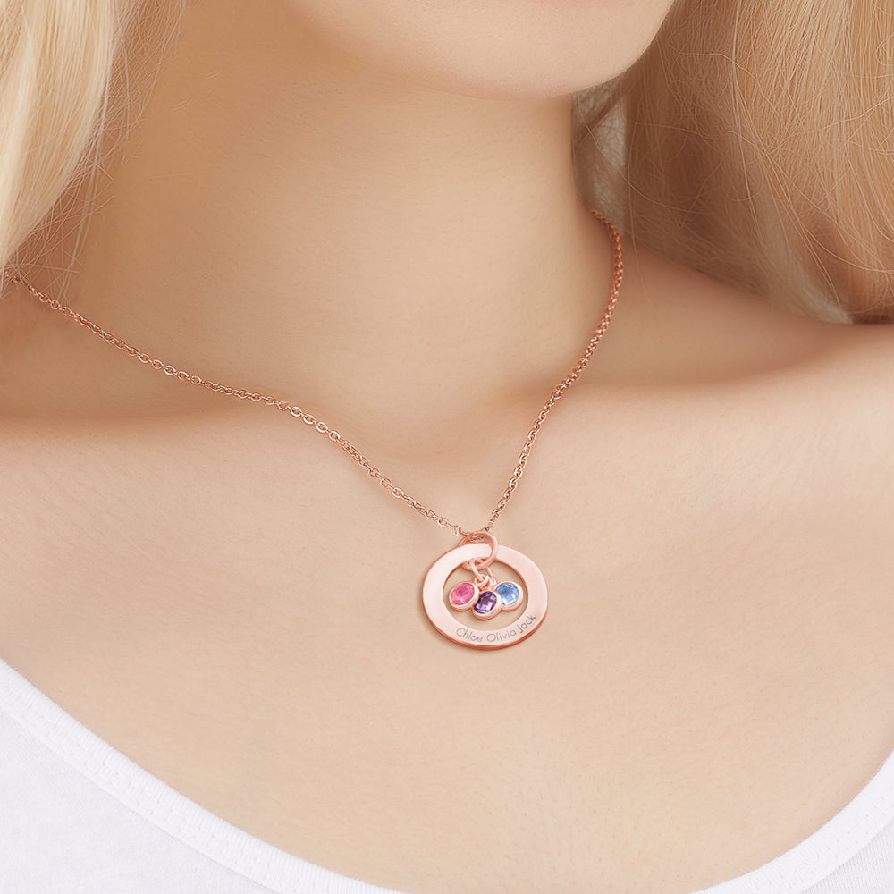 Personalized Gifts for Her Birthstone Necklace