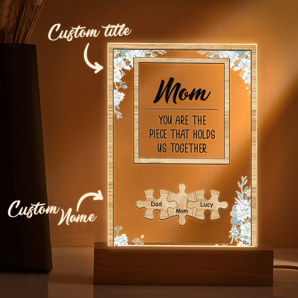 Custom Name Gifts for Dad Acrylic Night Light