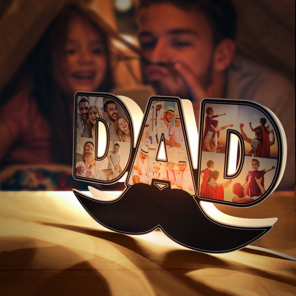 Custom Photo Gifts for Dad Lamp Night Light