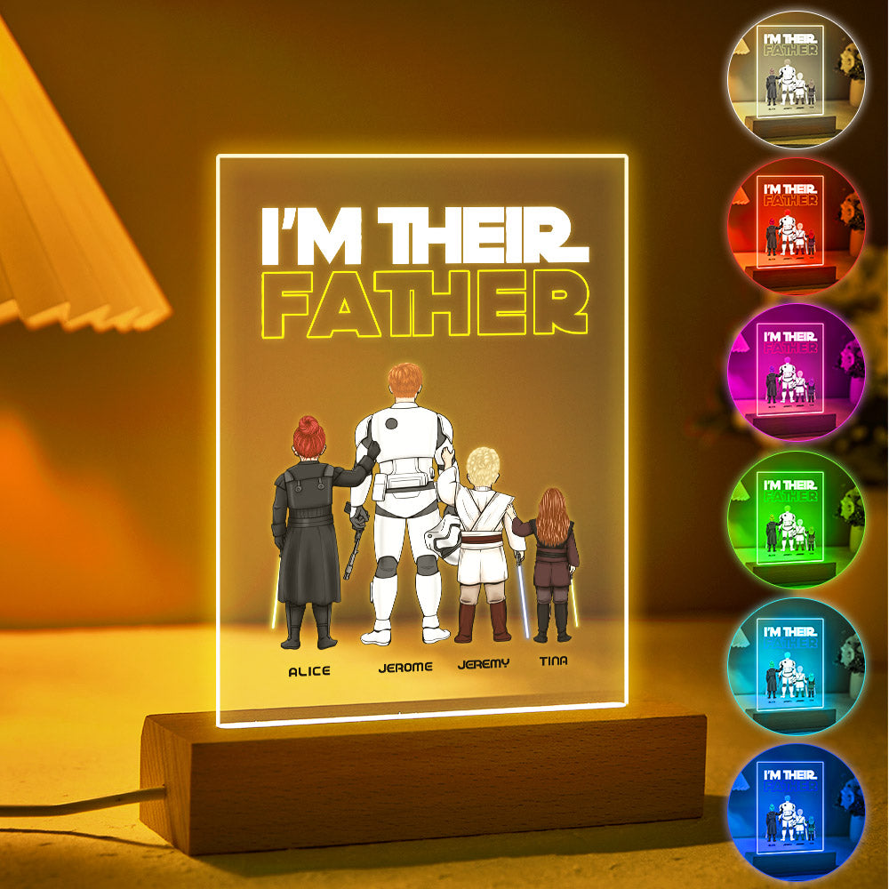 Personalized Gifts for Dad I Am Their Father Acrylic Plaque