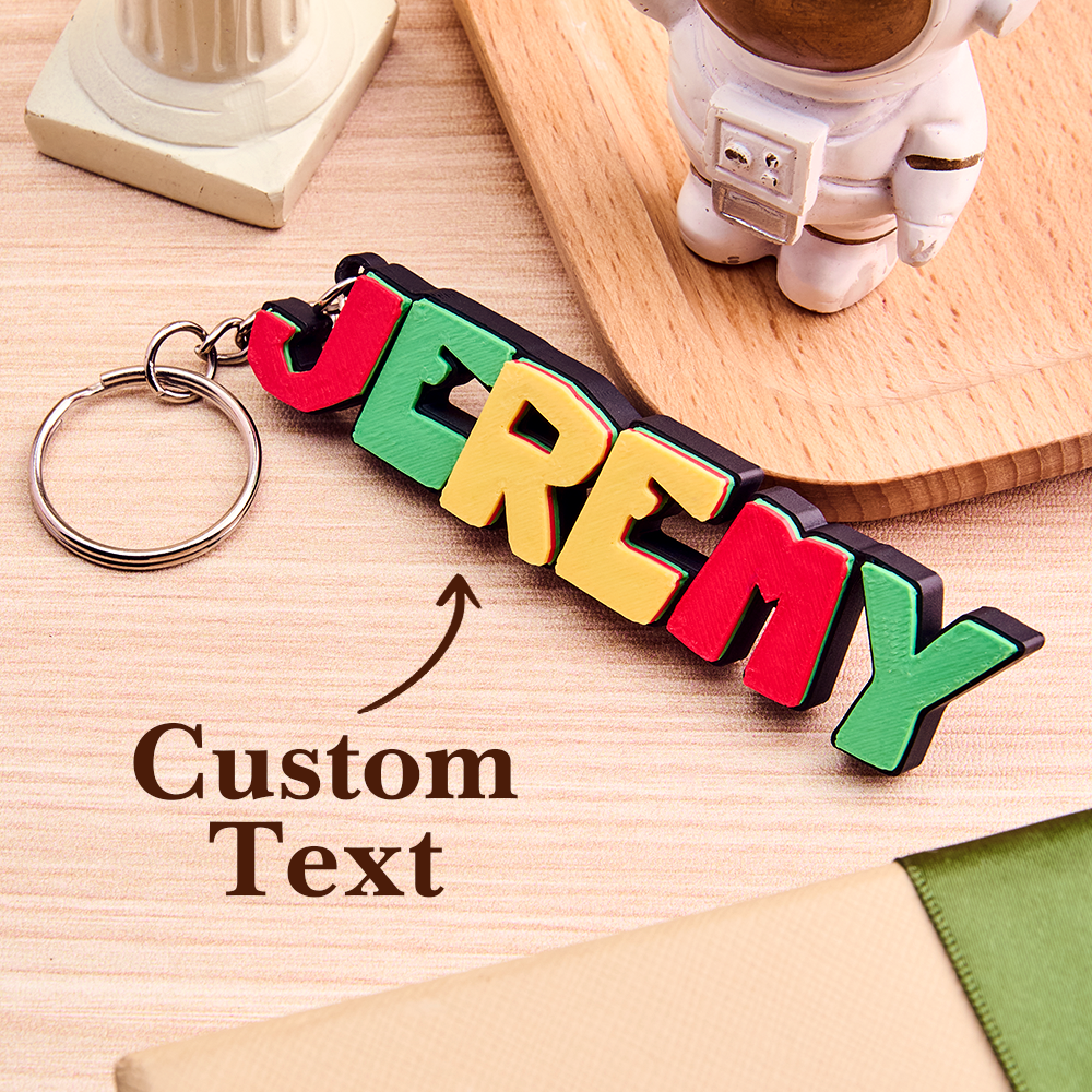 Personalized Gifts for Kid 3D Cartoon Keyring