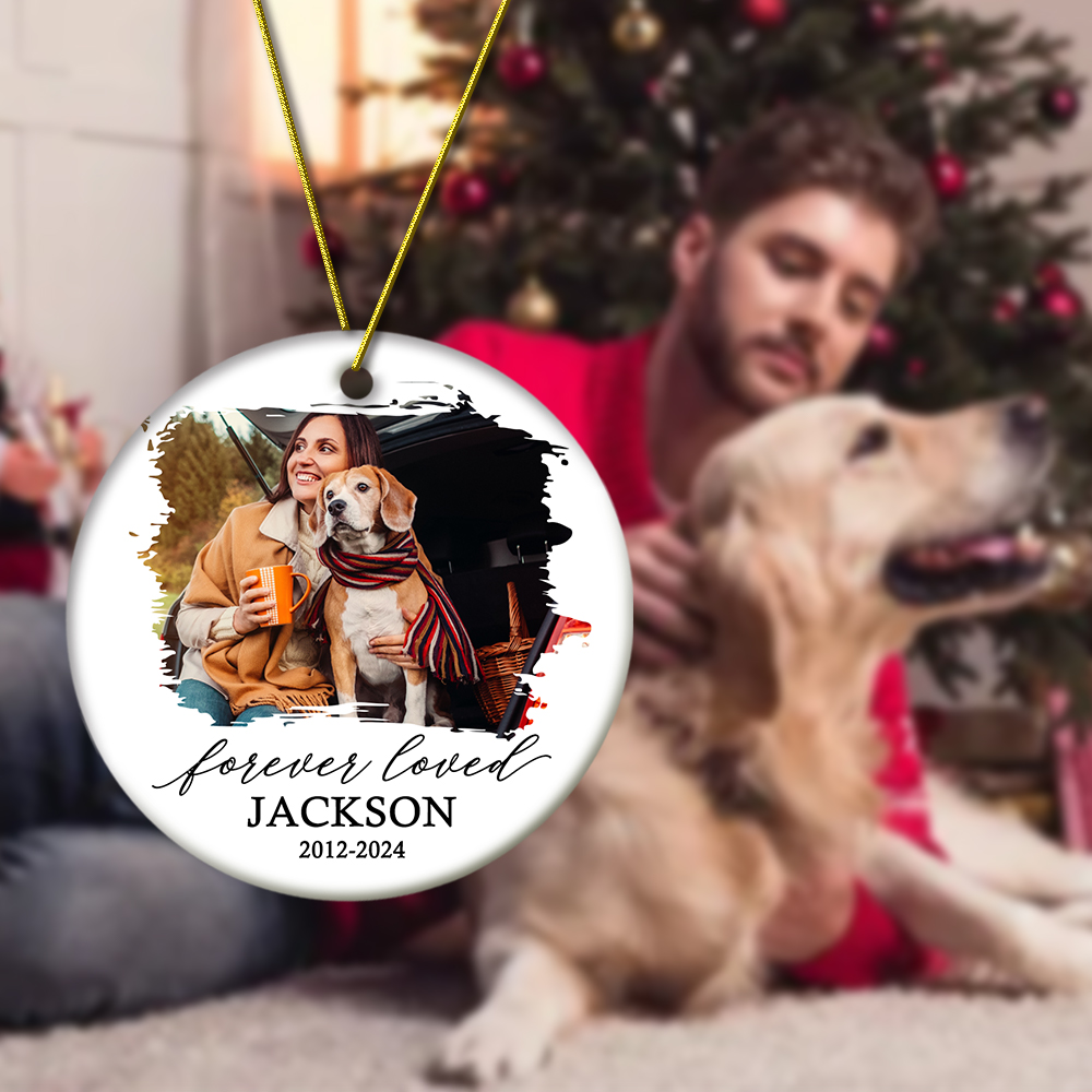 Personalized Photo Gifts Christmas Memorial Pet Ornament