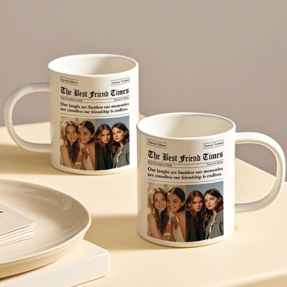 Custom Photo Gifts for BFF The Besties Times Mug Friendship