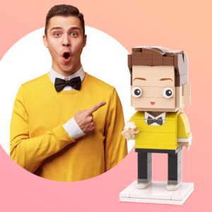 Birthday Gifts for Boyfriends Full Custom Brick Figures Personalized Photo Brick Figures