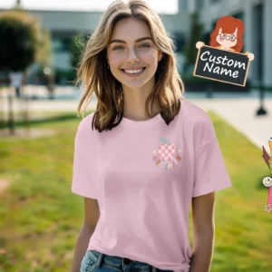 Personalized In My Teacher Era T-Shirt Teacher Custom Name Shirt Back to School Gifts