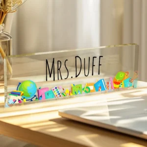 Personalized Teacher Desk Name Plate Teacher Gifts