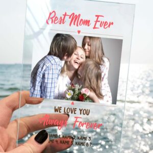 Mother's Day Gift Custom Photo Keychian/Plaque/Night Light For Mom