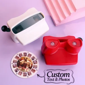 Custom 3D Viewfinder and Reel Personalized Christmas Gifts Text and Photo Viewer with Your Own Photos