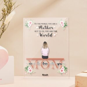 Custom Photo Acrylic Plaque For Mom