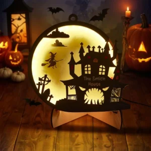 Custom Halloween Light with Name Halloween Home Decor Night Lamp for Halloween Gift