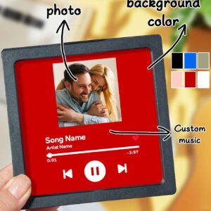 Personalized Photo Music Fridge Magnet for Unique Home Decor